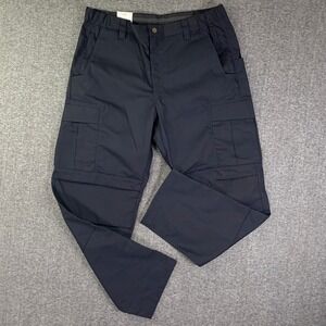 Vertx Pants Men 37x32 Navy Blue Security Trousers Ripstop Cargo Stretch NEW A1